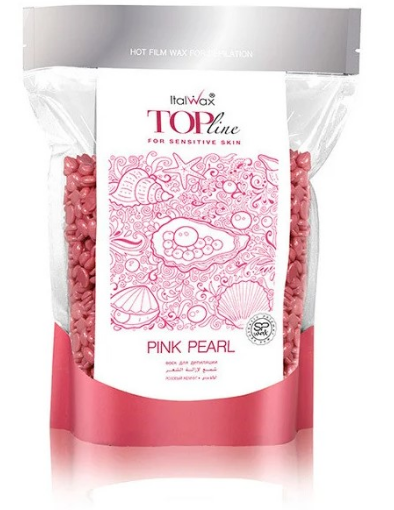 Воск горячий гранулы (пленочный) Top Line Pink Pearl ITALWAX 750гр